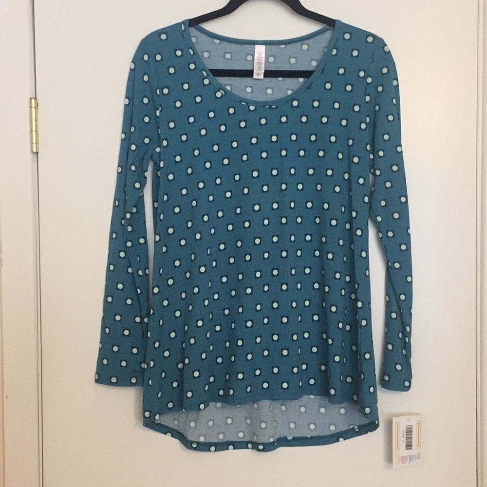 S LuLaRoe Lynnae Shirt E01 1833